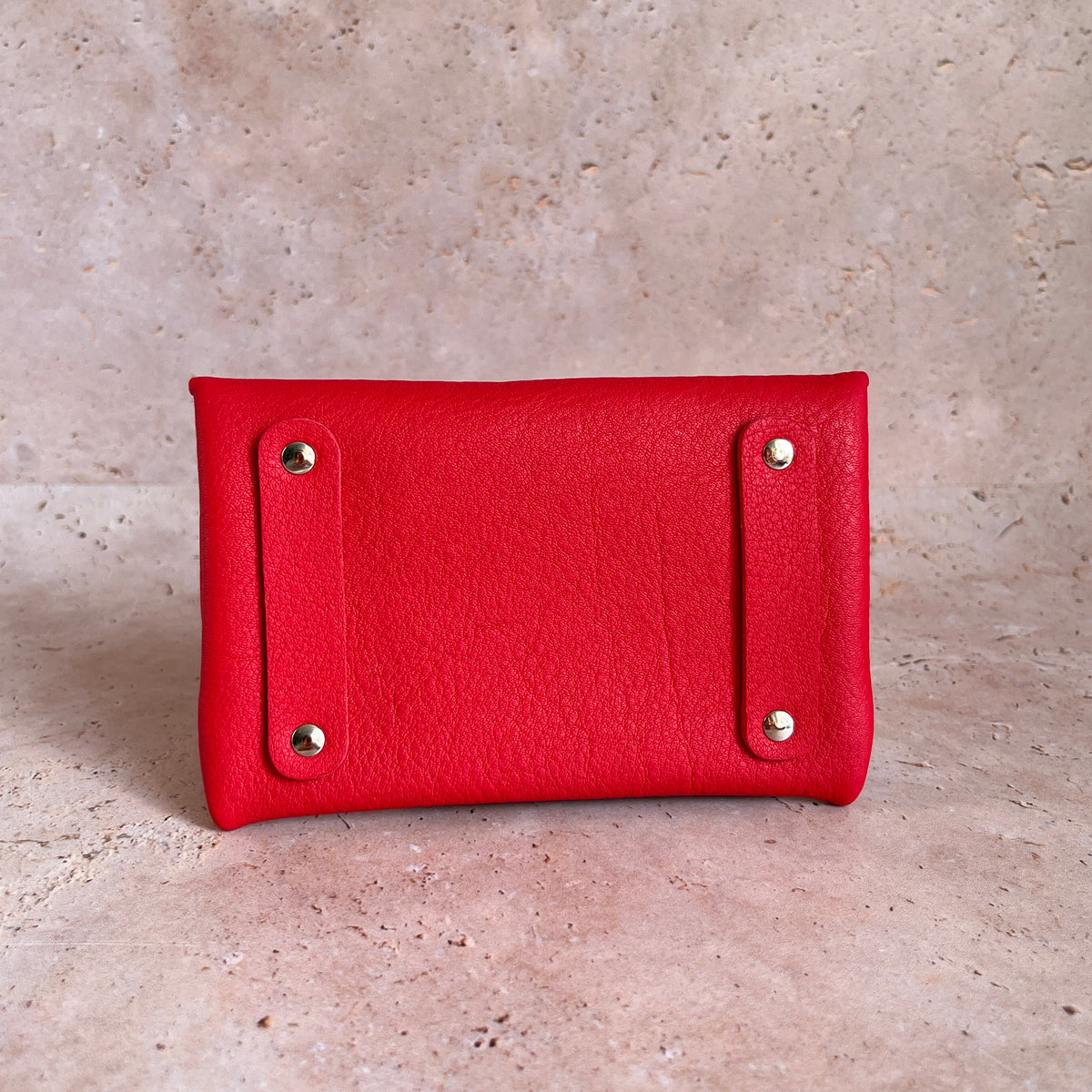pochette avec passants ceinture en cuir maroquinerie française
