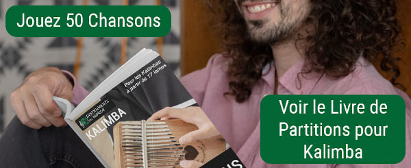 Bannière Livre de Partitions pour Kalimba