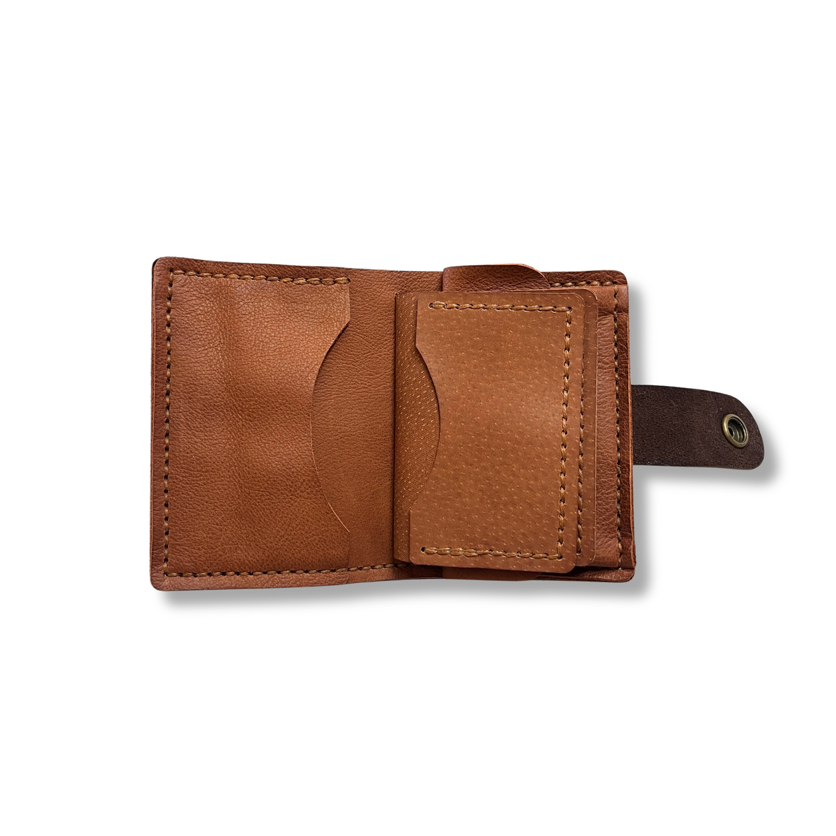 portefeuille en cuir complet de format poche maroquinerie française