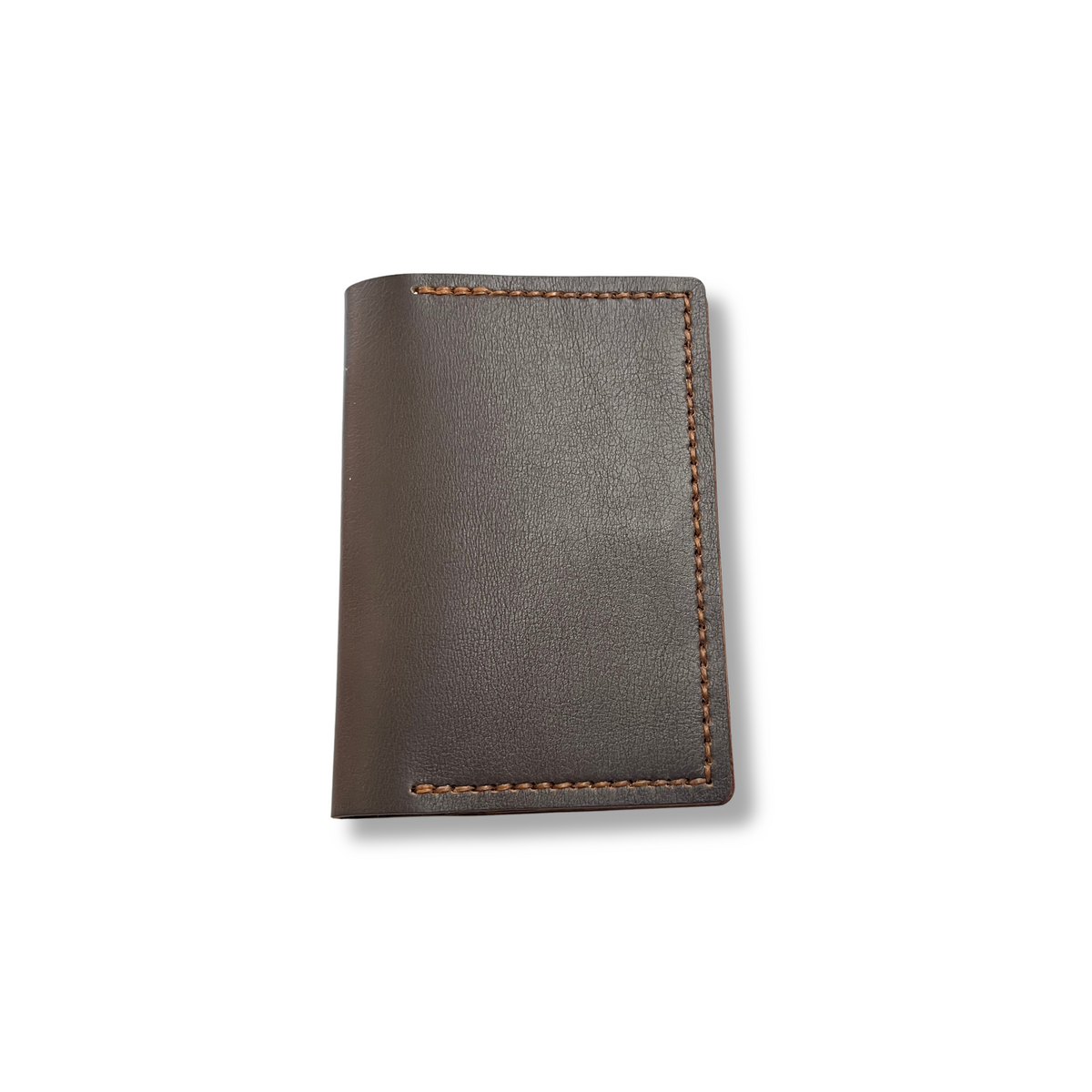 protège passeport et porte carte en cuir marron et cognac maroquinerie française faméthic
