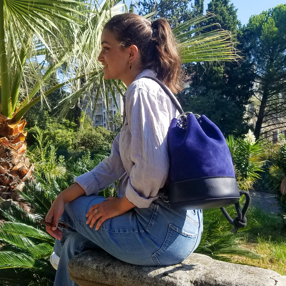 sac à dos sac seau cuir véritable original artisanal sacs bufflon tourillon faméthic famethic créateur marseille 